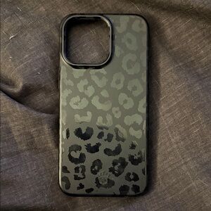 Velvet Caviar Black Leopard Phone Case